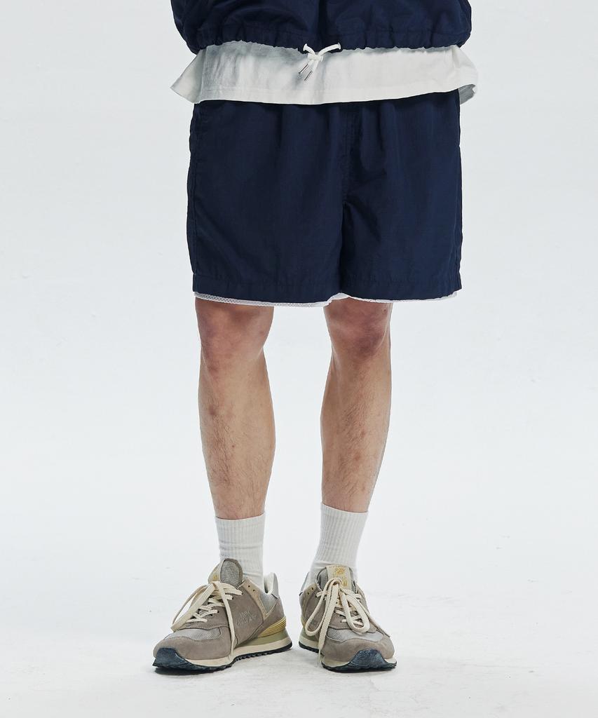 FRIZMWORKS Mondrian Light Shorts _ Navy