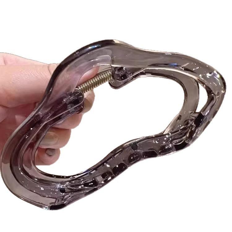 2025 High-End Acrylic Cloud Large Hair Claw for Women - Back of Head Shark Clip Accessory