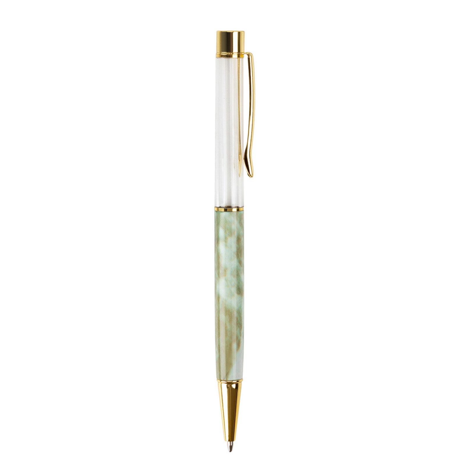 

6 шт. Новинка кулькова ручка з металевим затискачем для ручки Office Signing Pen Twist Action 1.0MM Tip Write Smoohtly for Women Girl D