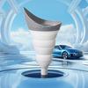 Foldable Female Urinal Device Outdoor Travel Camping Hiking Emergency Pee Conch Funnel Portable Reusable Women She Pee Cup Stand-Up Urinal