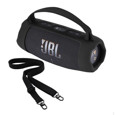 Silicone Speaker Case Bluetooth Gifts with Adjustable Shoulder Strap Reserved Charging