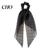 Comfortable Ponytail Holder Hair Tie High Elasticity Bow Ribbon Design Lightweight Yarn Rope Versatile Accessory