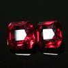 Natural Red Ruby 16.25ct Square Cut Certified Loose Gemstone