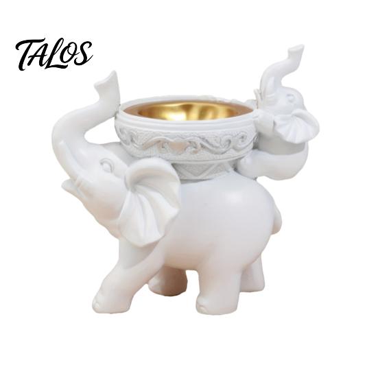 Exquisite Handcrafted Gift for Men Women Elephant Incense Burner, Resin Backflow Holder, Waterfall Halloween Party Table Centerpiece Burner
