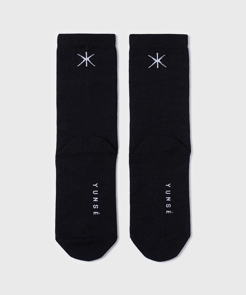 Yunse Hatch Logo Socks (Black)