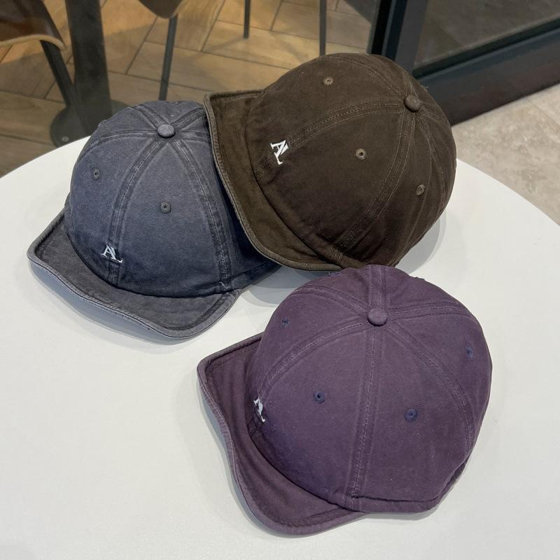 Back Sealing Soft Top Cotton Embroidered Baseball Hat Men'S And Women'S Spring And Summer Fashion Face Cap