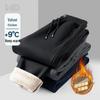 Men's Slim Fit Fleece Lined Winter Sports Sweatpants with Cuffs - Thickened Lambswool for Warmth