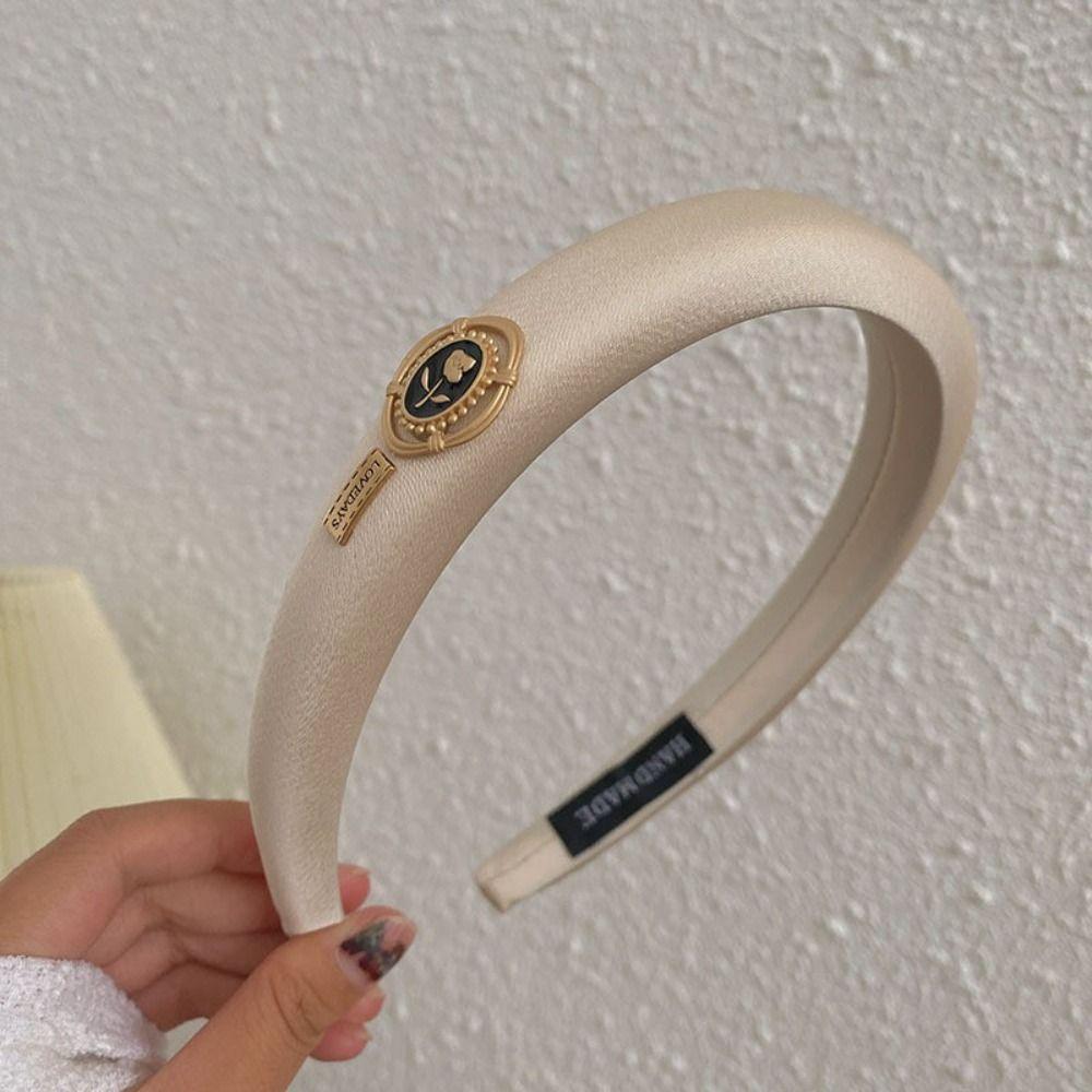 Headwear Exquisite Hepburn Style Hairband Hair Accessories Women Headband Retro Flower Hair Hoop