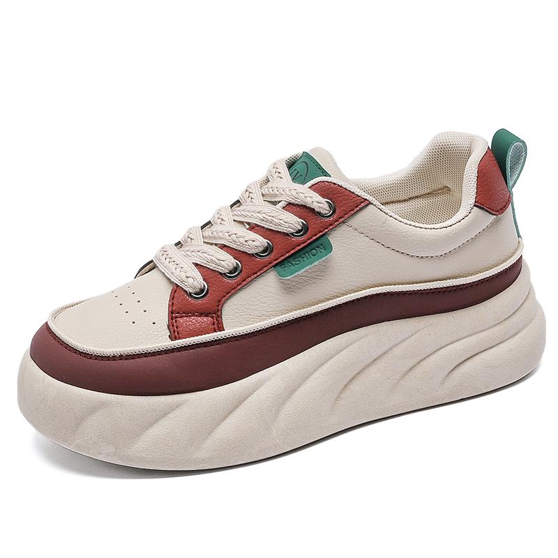 Fashion Magenta Synthetic Leather Sneakers For Running Flats Woman Luxury Brand Women Shoes Sports Deals Best-selling League Model