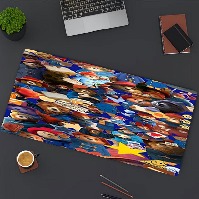 Paddington Bear Print Mouse Pad, for Keyboard Pad Laptop PC Mat for Office Home Use, Desk Decor, Perfect Birthday Gift for Gamers