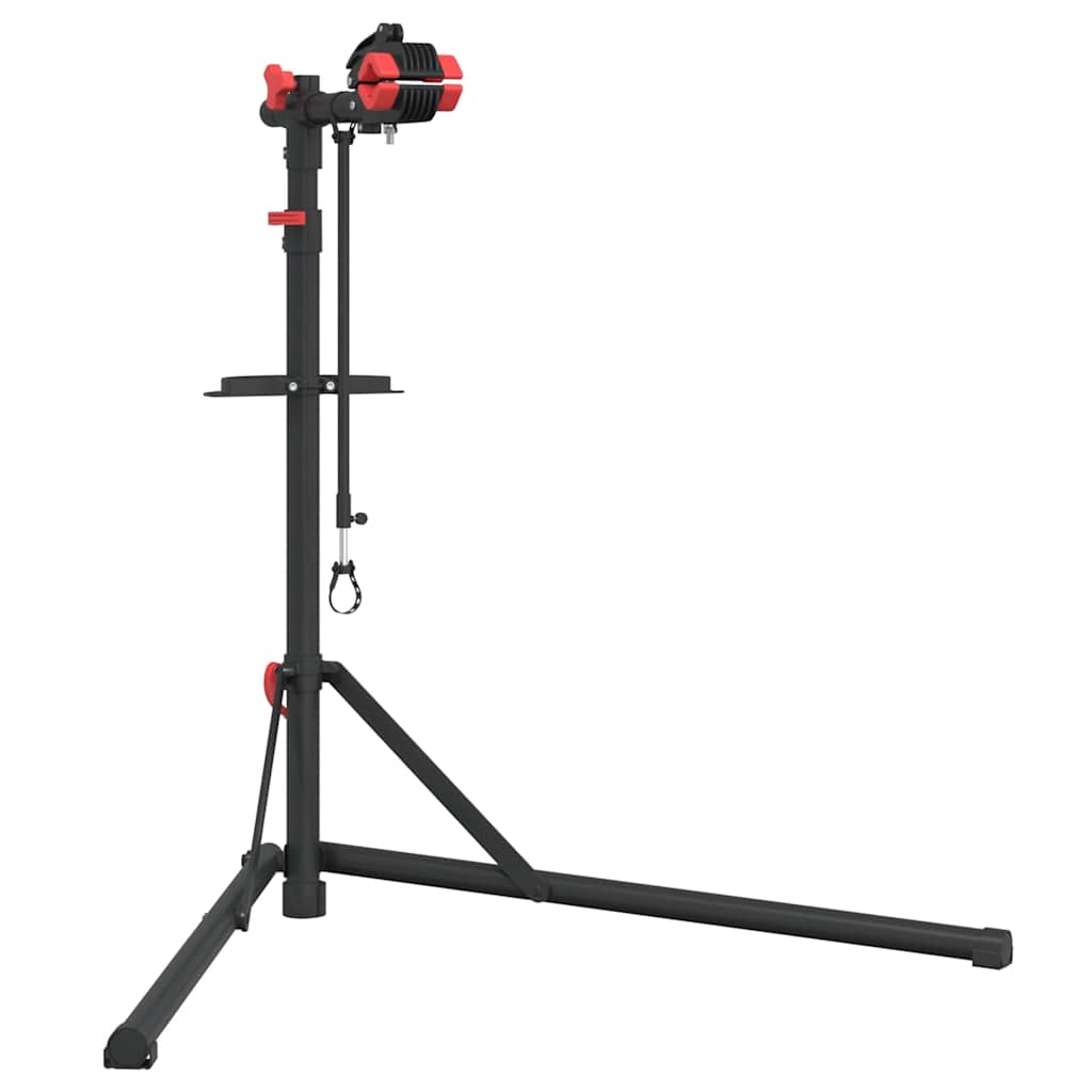 Foldable and Adjustable Bicycle Repair Stand Red Steel