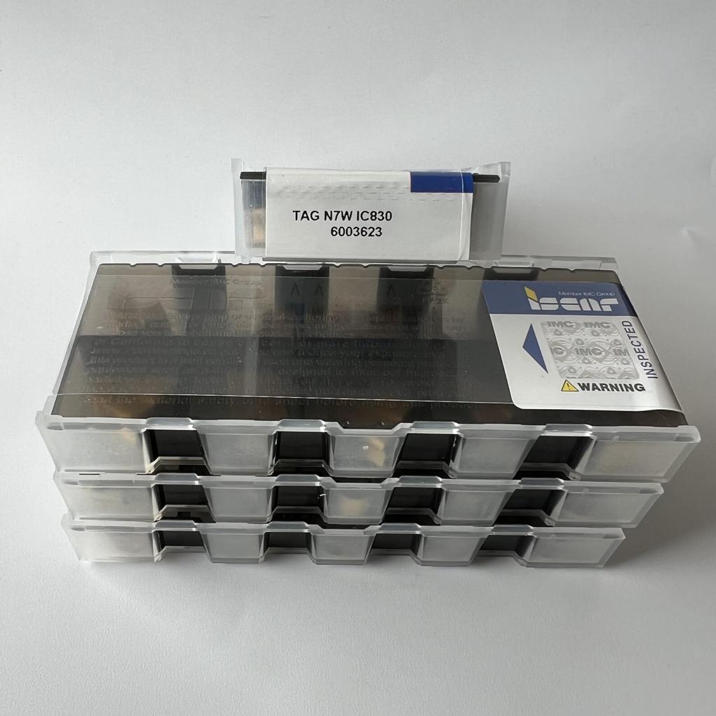 ISCAR / TAGN7W IC830 / Industrial Indexable Carbide Inserts 10 Pcs