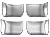 BRIGHTZ Finish Stainless Steel Inner Door Handle Set for Toyota Hustler Ultra-Mirror Covers, Plated, 4-Piece [INS-DHC-091] MR92S/MR52S (R92, R52, 92S,