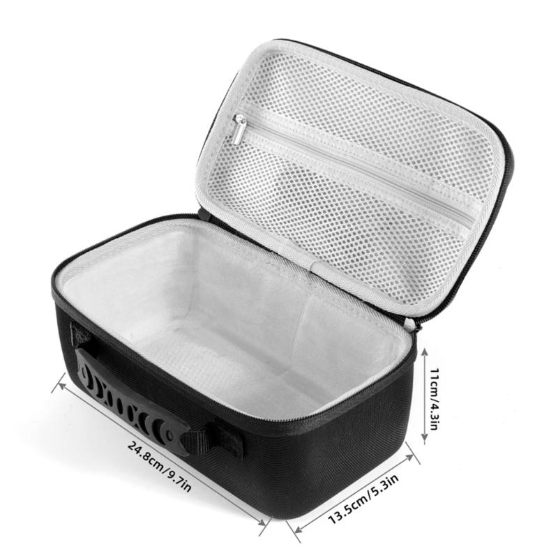 Square Speaker Case Bag Shockproof Carrying Storage Box for MIDDLETON Speaker Bag with Inner Pocket Protective Holder