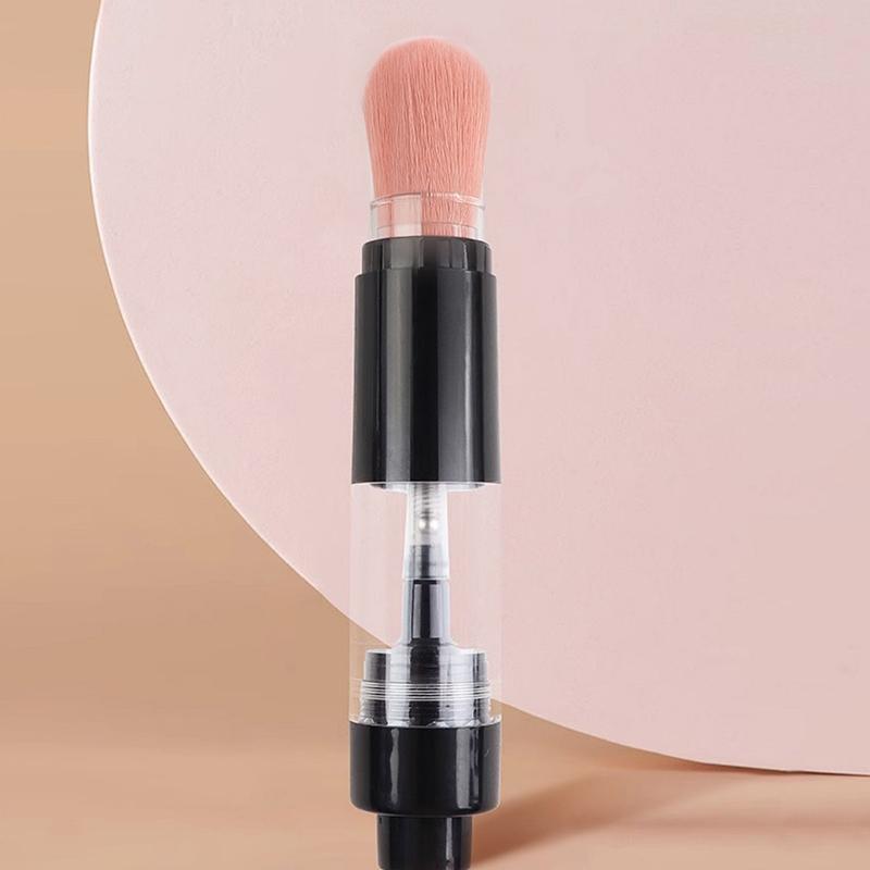 Refillable Powder Brush Cosmetic Powder Brushes Multi-Functional Push-On Spray Powder Brush Foundation Blush Brush Makeup Tools