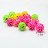 Colorful Plastic Cat Teaser Shell Toys for Kittens