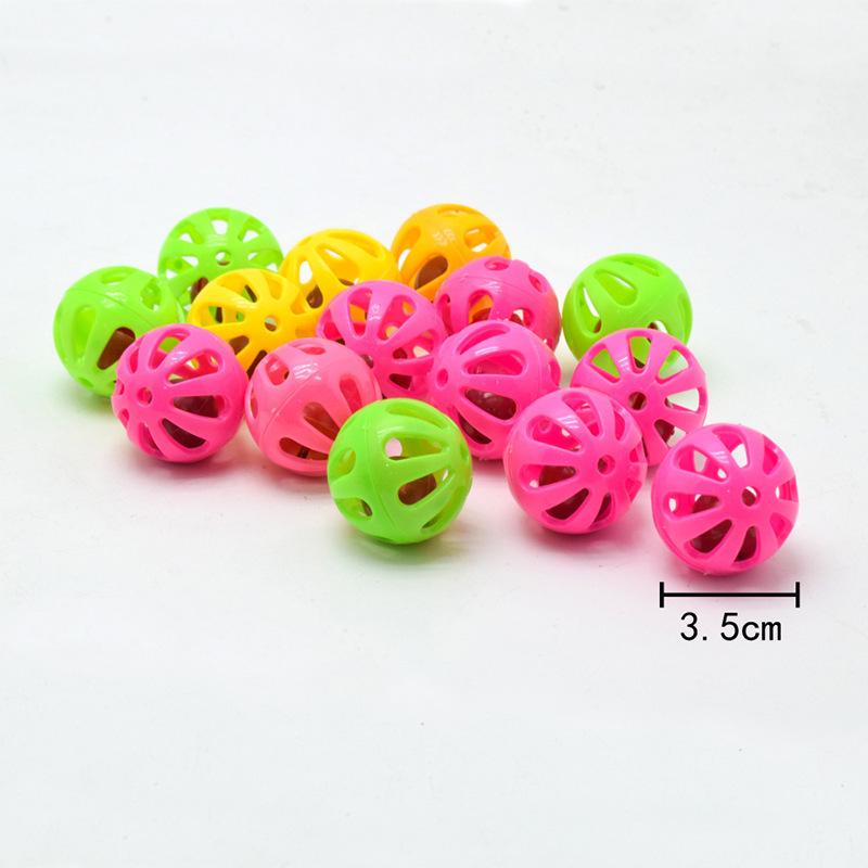 Colorful Plastic Cat Teaser Shell Toys for Kittens