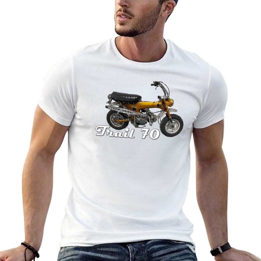 Trail Mini BIke Vintage Mini Bike Retro Mini Bike TShirt Plus Size Workout Short Sleeve Top