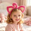 Animal Ear Headband for Women GIrl Face Washing Plush Hairband Styling Accessory Cosplay Party Hairhoop for Theme Event and Stage Performances