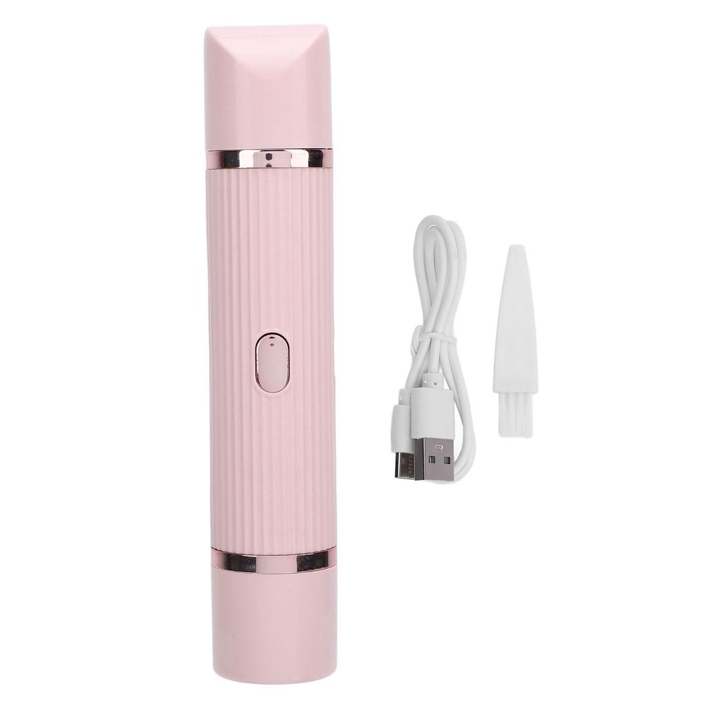 Dual Head Lady Trimmer Electric Lady Full Body Trimmer Bikini Clipper for Women for Underarm Leg Hand Hair Pink