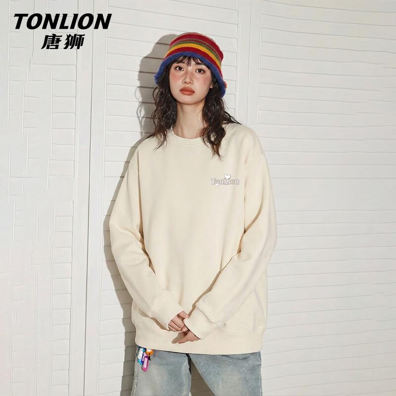 TonLion Women's Long Sleeve Crewneck Sweatshirt