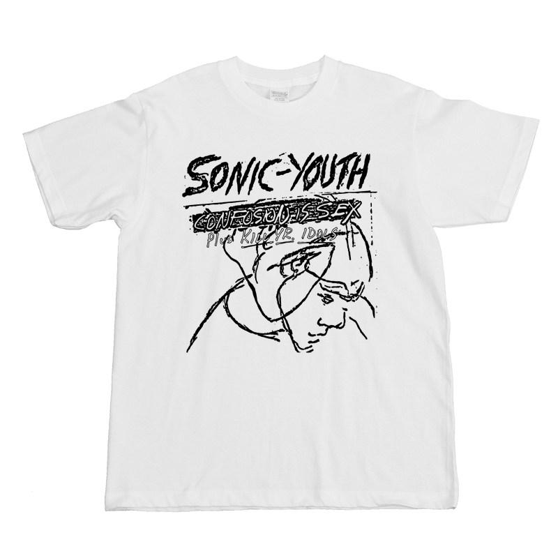 Speed Sound Youth Rock Band Punk Black Simple Cotton ShortSleeved TShirt M