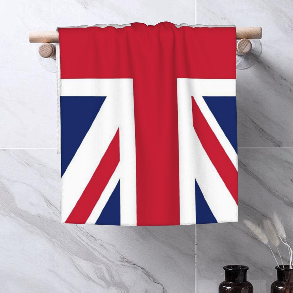Flag Of The United Kingdom Soft Face Towel Quick Dry Pool Bath Cotton Towels Absorbent Quick