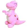SSRGV Brinquedos de Pelúcia Dinossauro Rosa Dinossauros Fofos Macios Boneca de Pelúcia T-Rex Almofada de Lançar para Meninos Meninas 11"