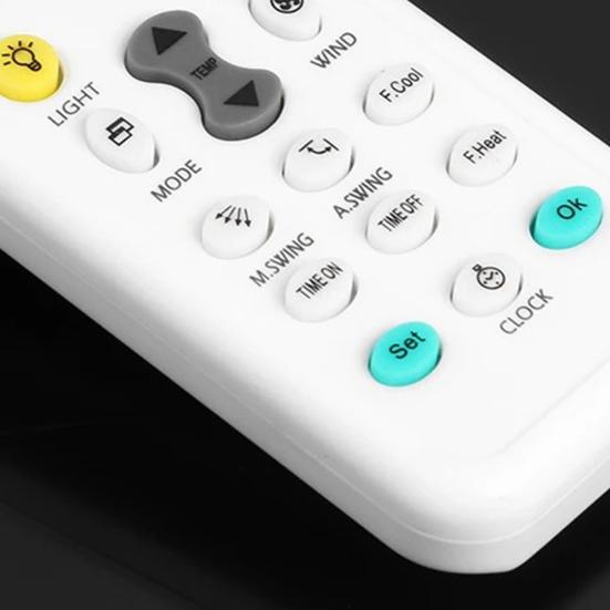 Klimaanlagen-Fernbedienung Universeller Ersatz Eingebauter Uhr-Timer Großer LCD-Bildschirm Fernbedienung mit großer Reichweite für verschiedene AC-Modelle