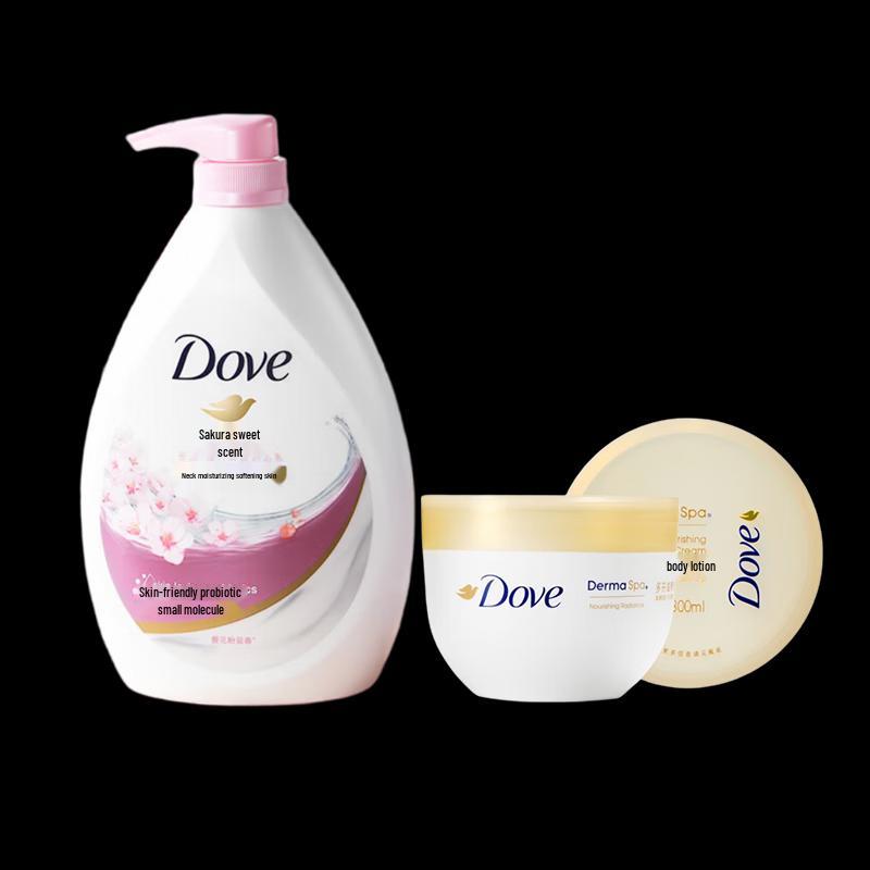 Набор Dove Гель для душа и лосьон для тела  Цветущая вишня