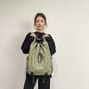Schoolbag Casual Backpack Couple Travel Outdoor Sports Lightweight Drawstring Large Capacity Casual Cloth Bag