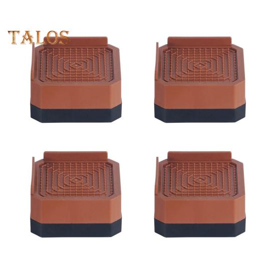 4Pcs Retângulo Móveis Riser Empilhável Heavy Duty Cama Riser Antiderrapante Máquina de Lavar Geladeira Mesa Sofá Cadeira Sofá Perna Elevação Elevação Pé