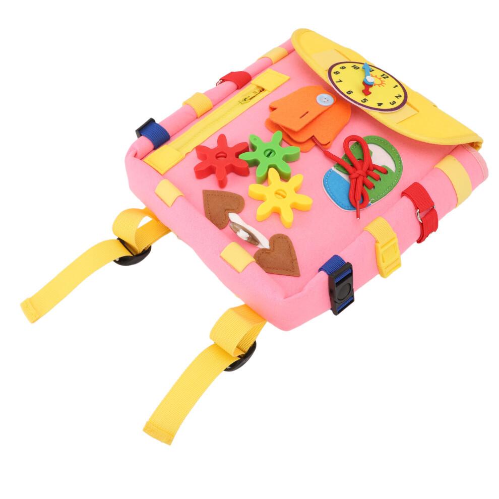 Filz-Rucksack für Kleinkinder mit Lernspielzeug