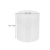 Remplacement Abat-jour Cylindrique en Verre Transparent pour Bougeoir Ouragan, Couvercle Cheminée Transparent pour Décoration de Maison et de Mariage