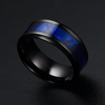 Elegant Unisex Shell Stainless Steel Ring: Durable  Statement, Perfect Gift for All Occasions