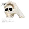 Spooky Secret Room Props Halloween Skull Hand Sculpture, Gothic Skeleton Head Figurine, Resin Decor Decoration for Bedroom Living Home Party Realistic