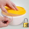 ZLIII Disposable Plastic Round Bowls with Lids