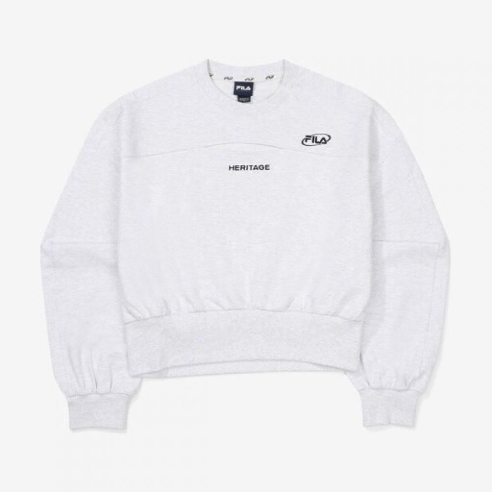 Fila Cotton Blend Stretch Cutout Sweatshirt Fs2pof3154fwtm 100(L)