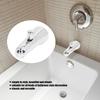 G1/2 Tub Spout Semicircle Simple Concealed Bathtub Faucet with Diverter for Bathroom Bathtub Shower Diverter Spout
