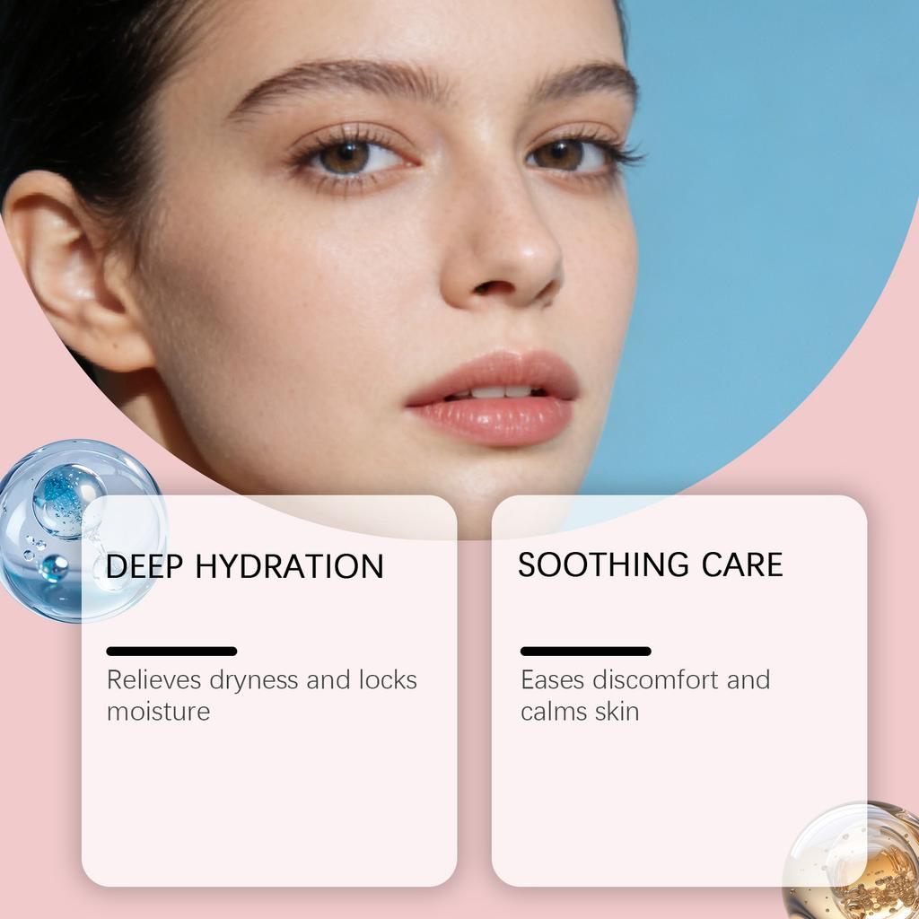 Skin-nourishing And Moisturizing Oil, Soothes And Brightens The Complexion. Suitable For Sensitive Skin. Facial Care Oil.50ml