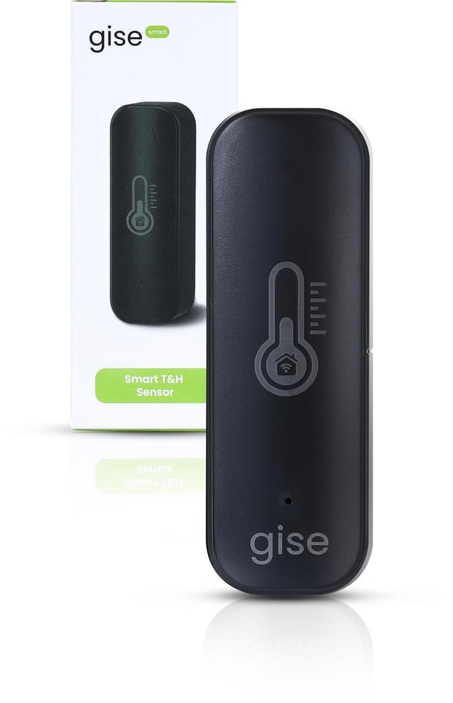 GISE Smart Wi-Fi Temperature Humidity Sensor GTHS-WF-01-B Tuya Black