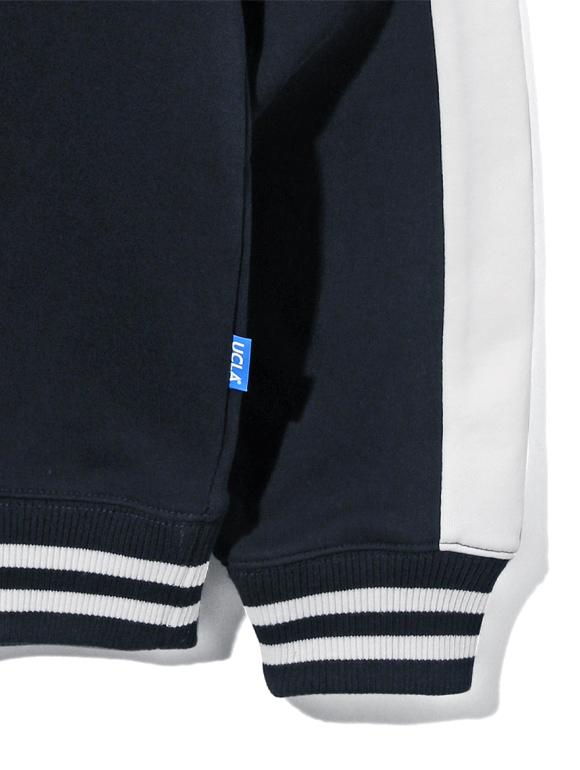 UCLA Sporty Color Block Oversized Sweatshirt [Dk-Navy](Ua9Lt80)