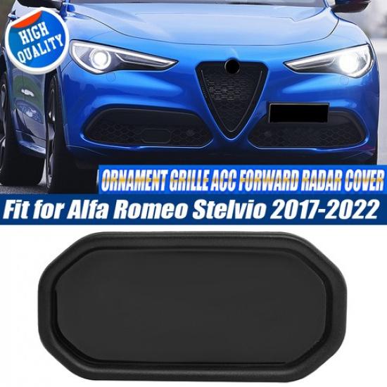 Подходит для 2017-2024 Alfa Romeo Stelvio Декоративная накладка на крышку радара ACC для движения вперед 156126159 156114929