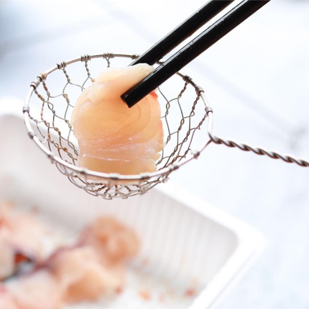 Kitchen Stainless Steel Oil Filter Hot Pot Fondue Sieve Colander Spoon Cookware Kitchen Stainless Steel Oil Filter Hot Pot Fondue Sieve Colander Spoon Cookware