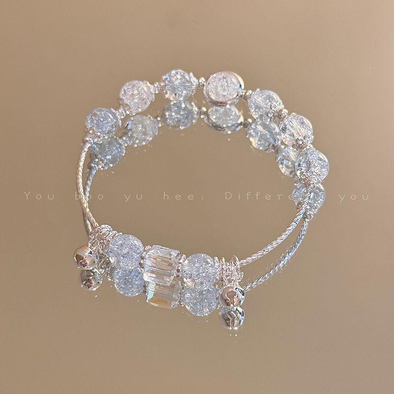 Trendy Pearl & Bead Bracelet: High-End Retro Design, Versatile for Women & Couples