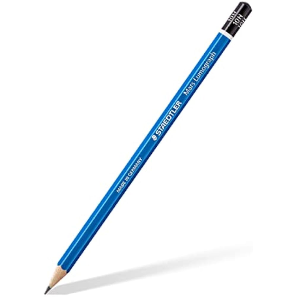 12 Staedtler Pencils, 10H, Marsurmograph, Writing Drawings, 100-10H*12