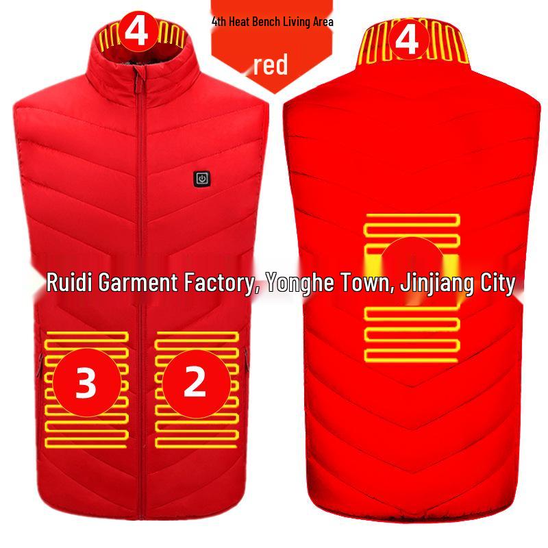 Men's Smart Heated Vest: Full Body Electric Heating with Constant Temperature
