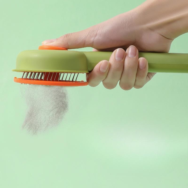Pet Comb, Remove Loose Hair, Beauty Care, Steel Needle Massage, Comb Cat and Dog Hair, One-click Brushing Magic Tool, Pet Supplies