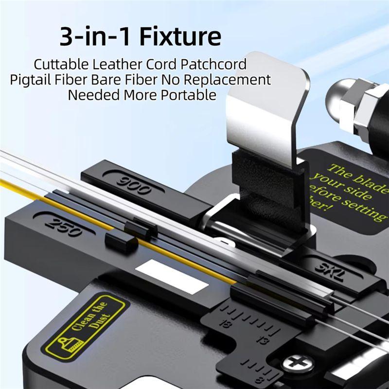 A60ZHB-6C New FTTH High Precision Cutting Tool Optical Fiber Cleaver Cable Splice Cutting Knife Cold Splicing Toolmay