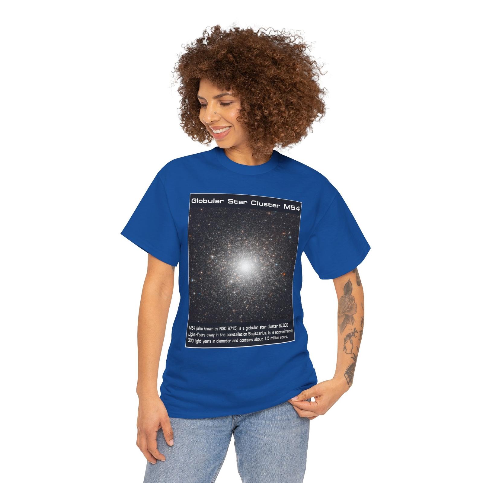 Globular Star Cluster M54 T-Shirt Mens Womens Tees Top Space Stars Astronomy Galaxy Universe L